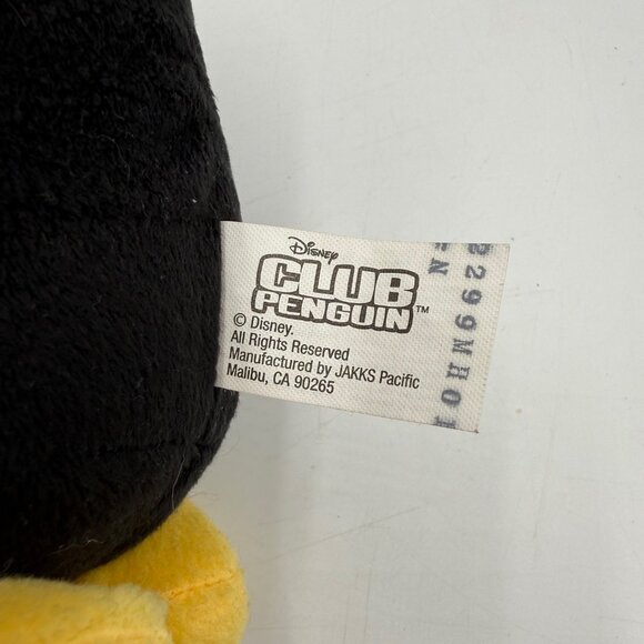 Disney Club Penguin Plush 7" Black & White Stuffed Animal Toy No Costume NO COIN - Picture 6 of 7
